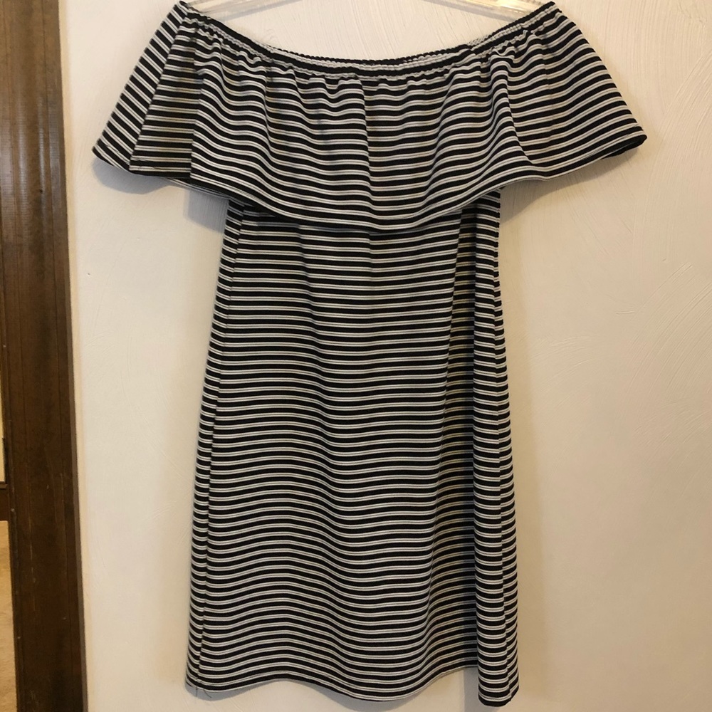 Cotton On Striped Off The Shoulder Dress - Picture 4 of 9